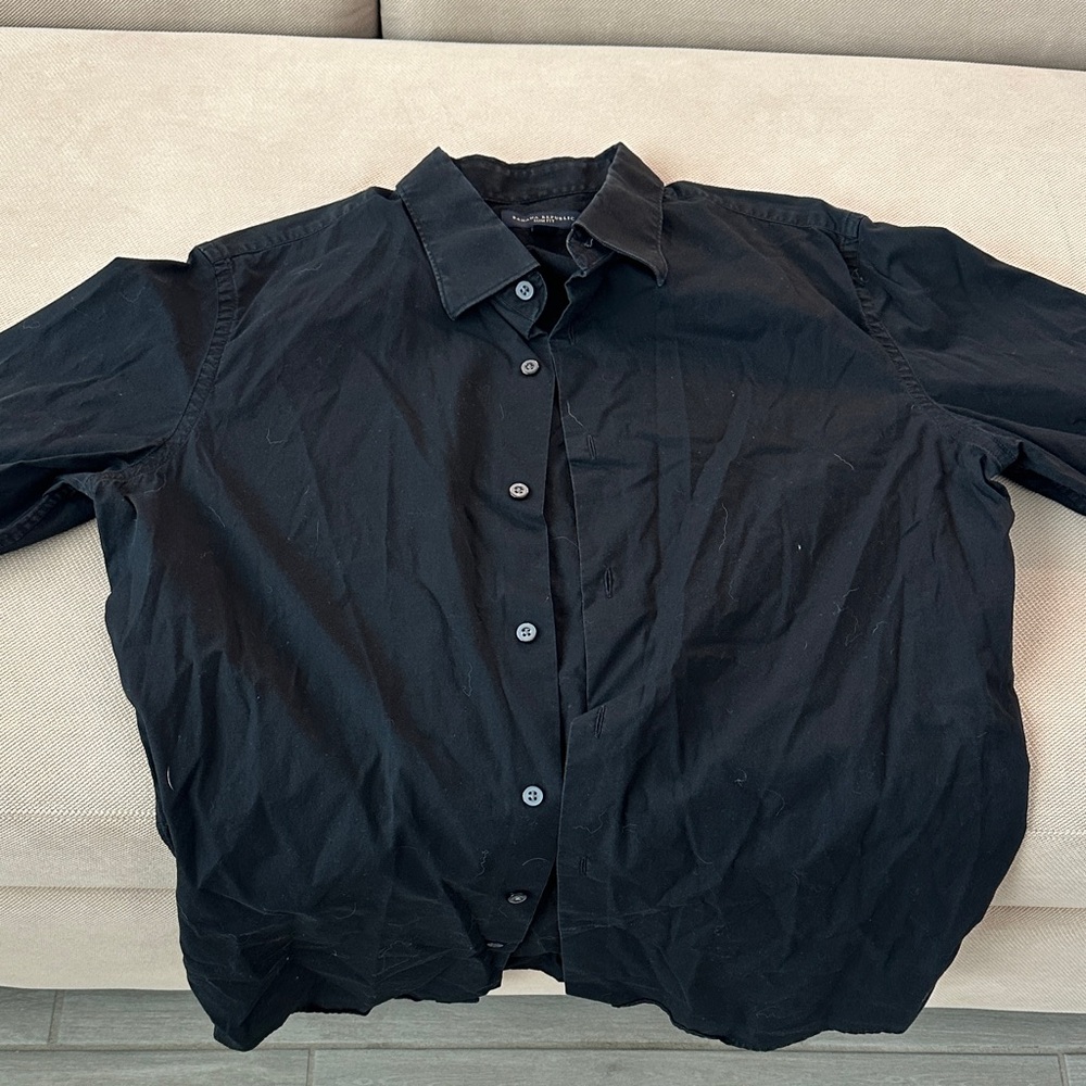 Banana Republic Men's Black Shirt Jacket